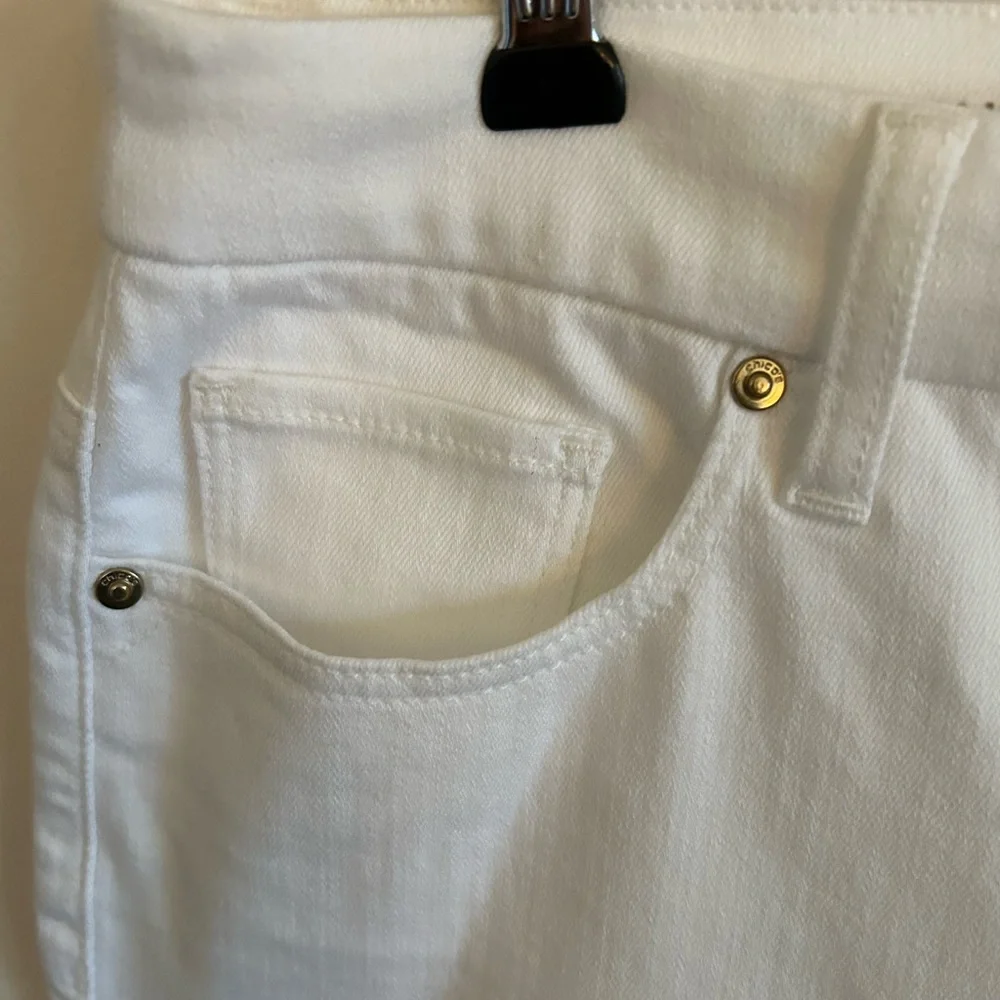 New with tags Chico's girlfriend white jean size 00 or 2-4 - Picture 6 of 9